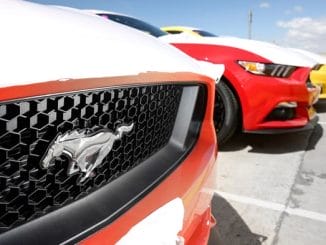 Ford Mustang arrives in Australia grill
