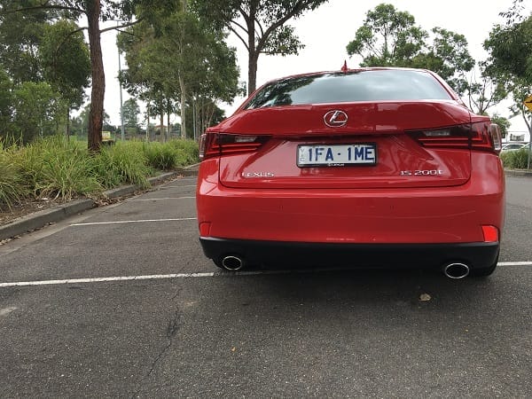 IS200t F Sport Exterior Rear