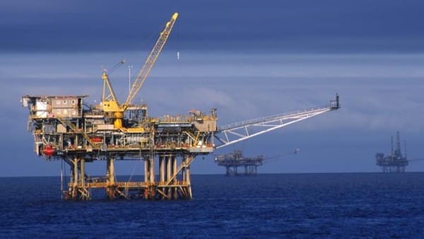 Bass strait oil well