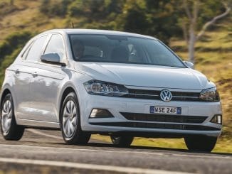 2018 volkswagen polo on road