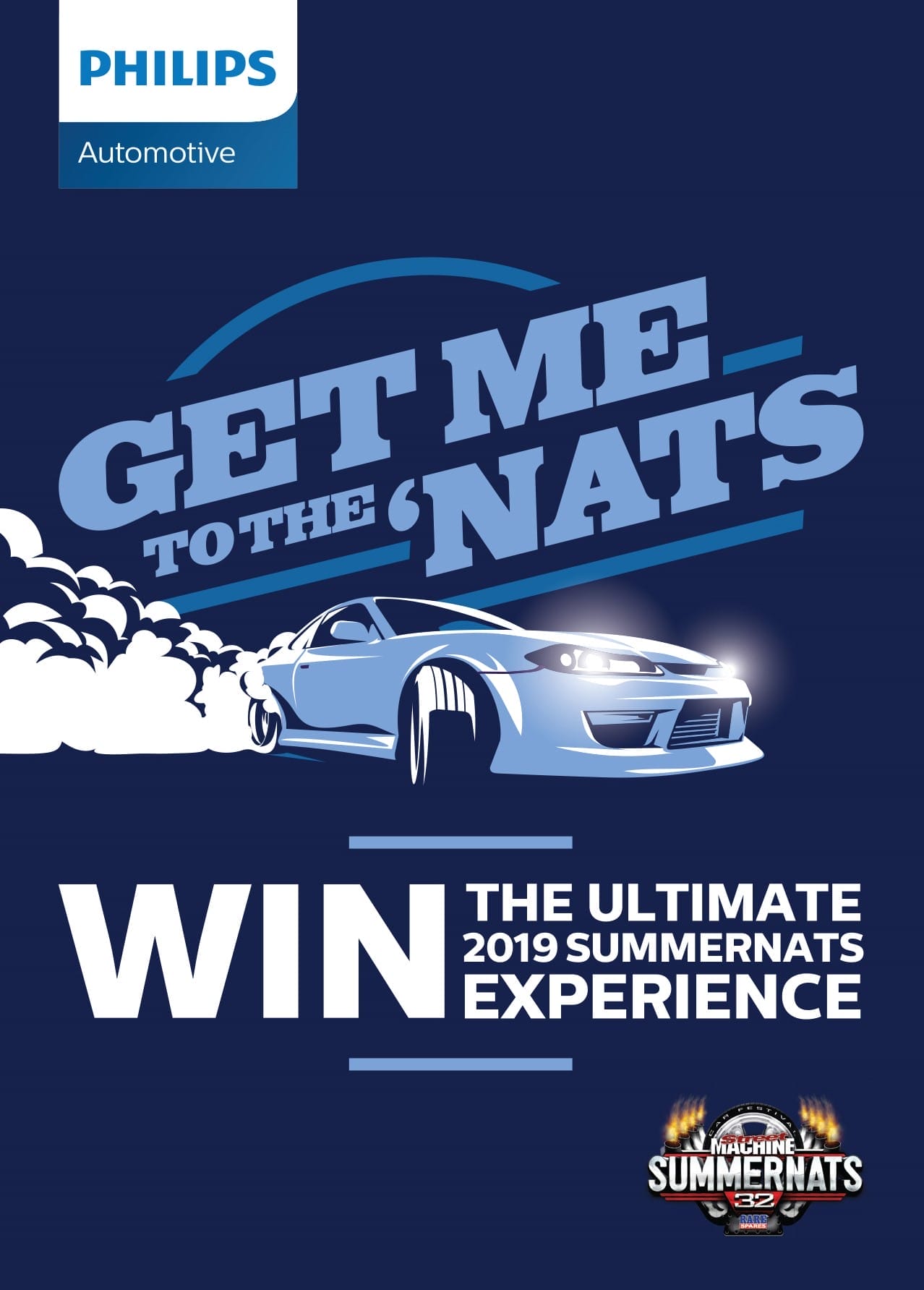 LUMI11277-C Philips - Summernats Campaign - A5 Tear Pad FA.indd