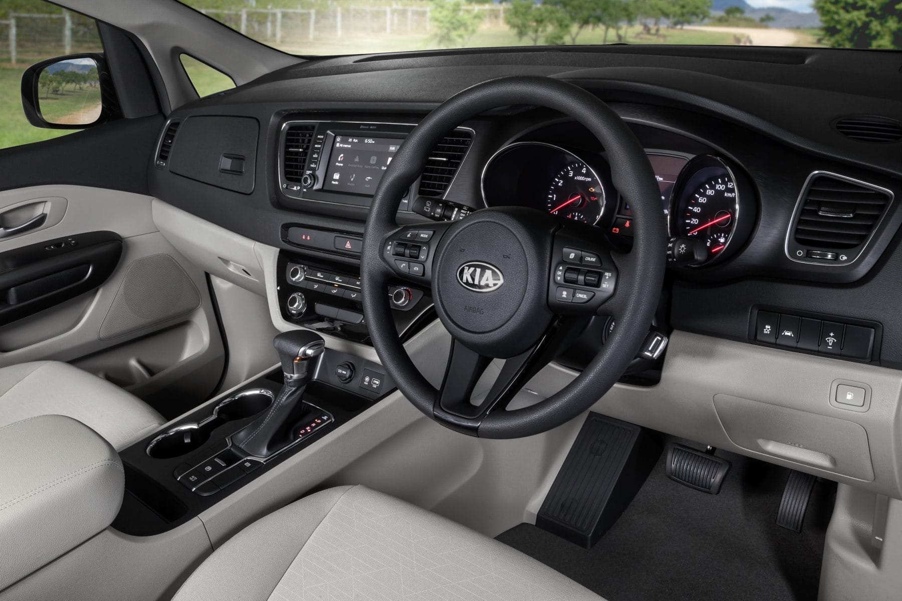 2019 Kia Carnival PE S interior.