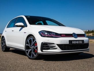 2019 Volkswagen Golf GTi Review front