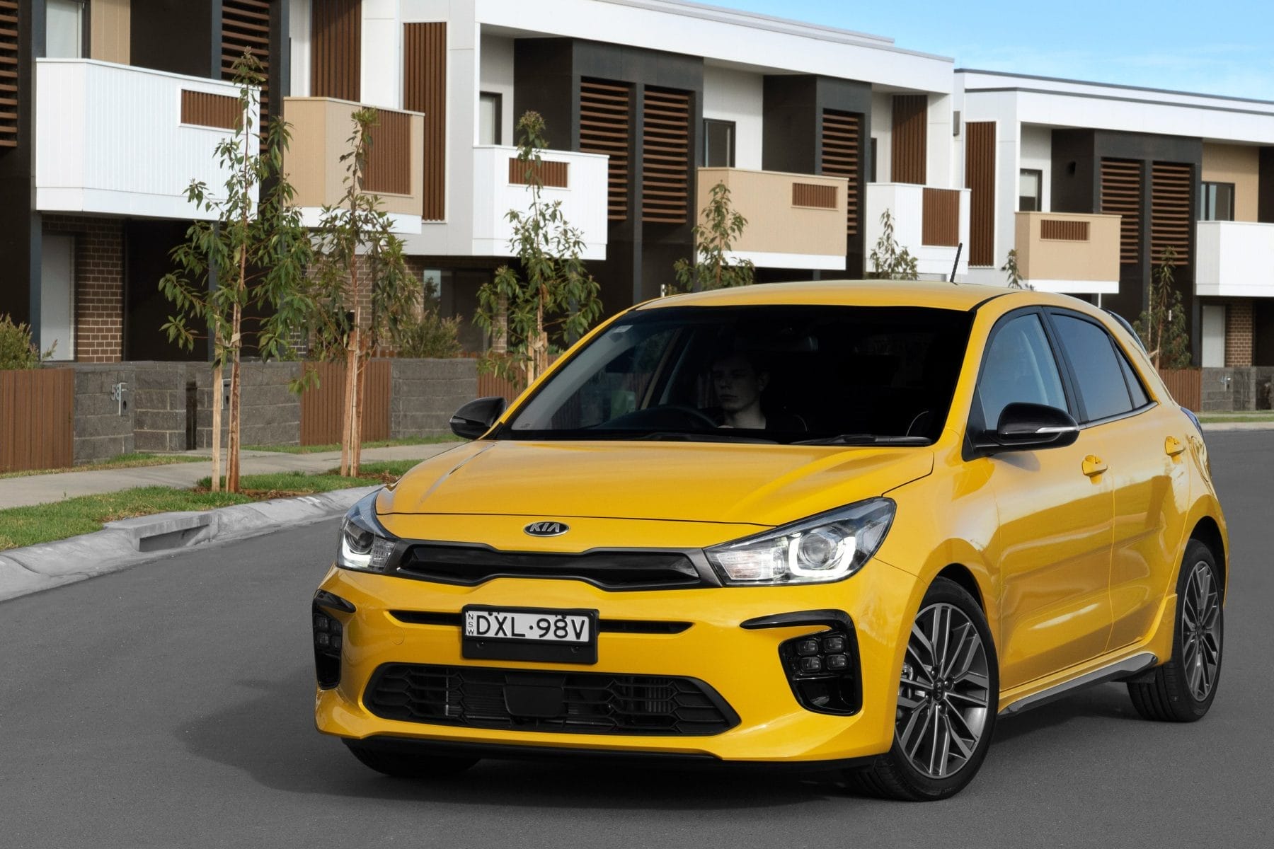 2019 Kia Rio GT exterior front 3/4.