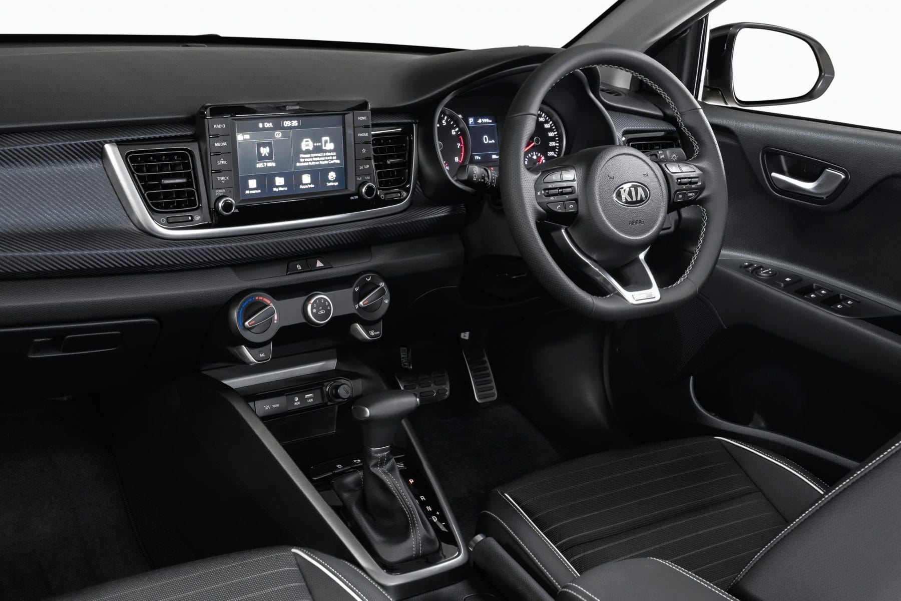 2019 Kia Rio GT interior.