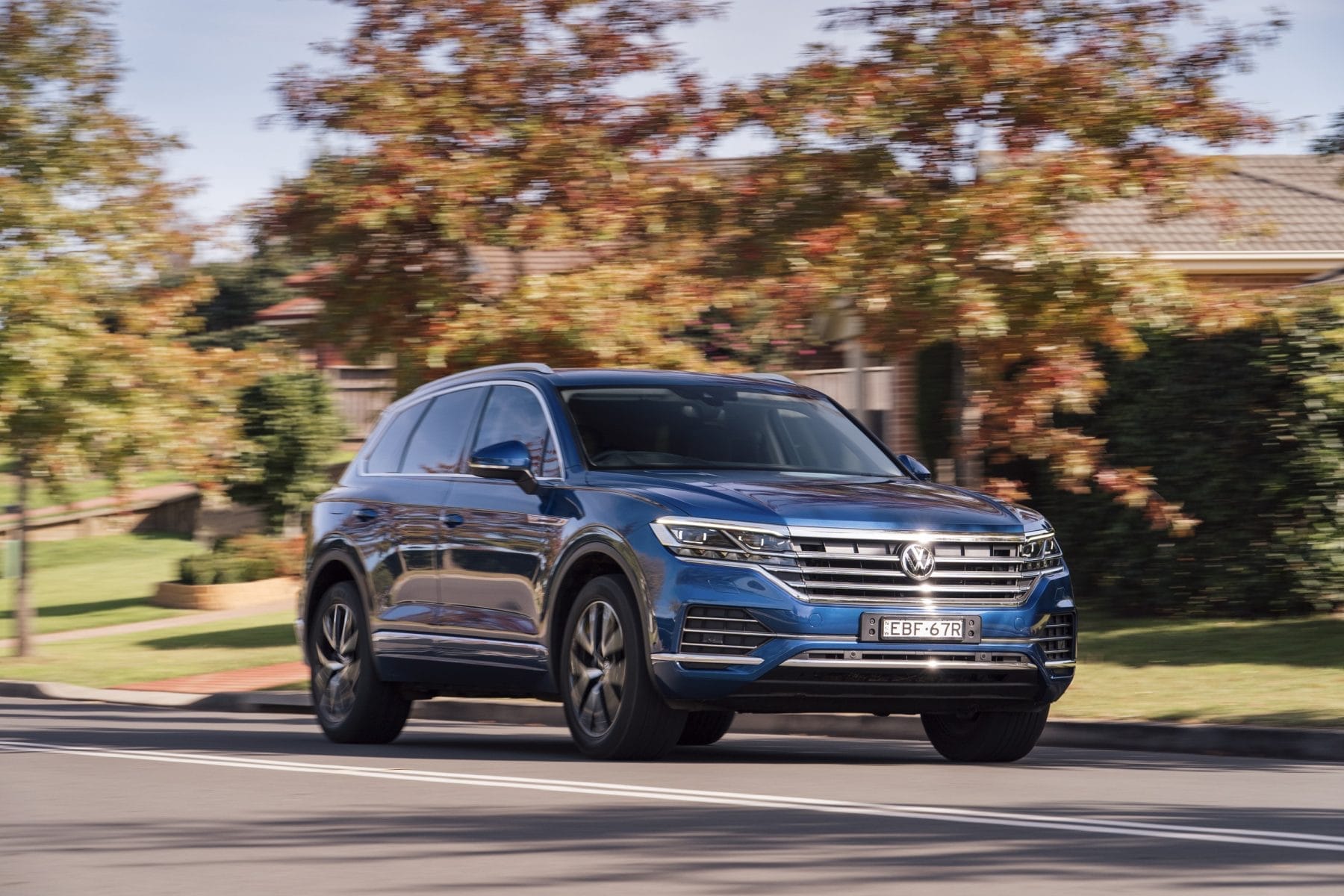 2019 VW Touareg Launch Edition 1 front three quater