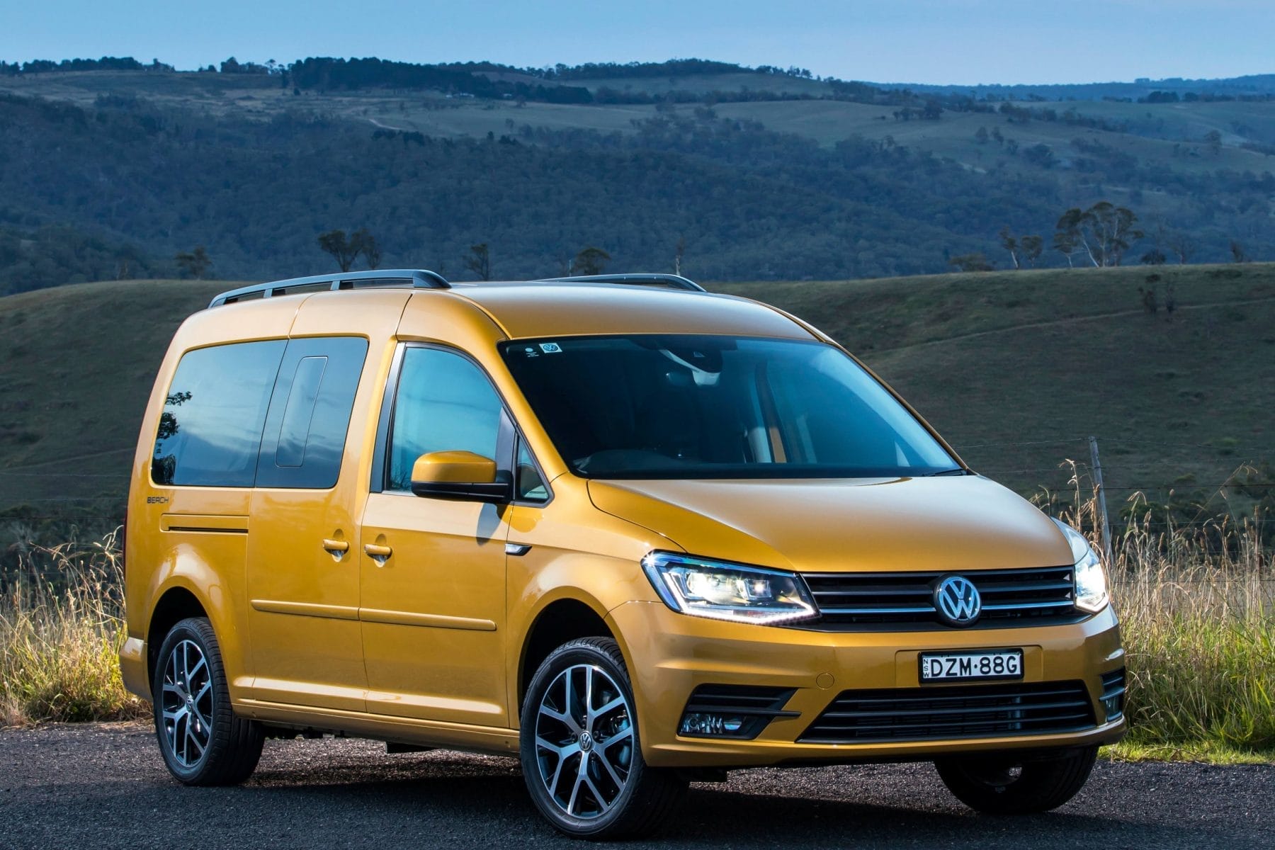 2019 Volkswagen Caddy Beach campervan.