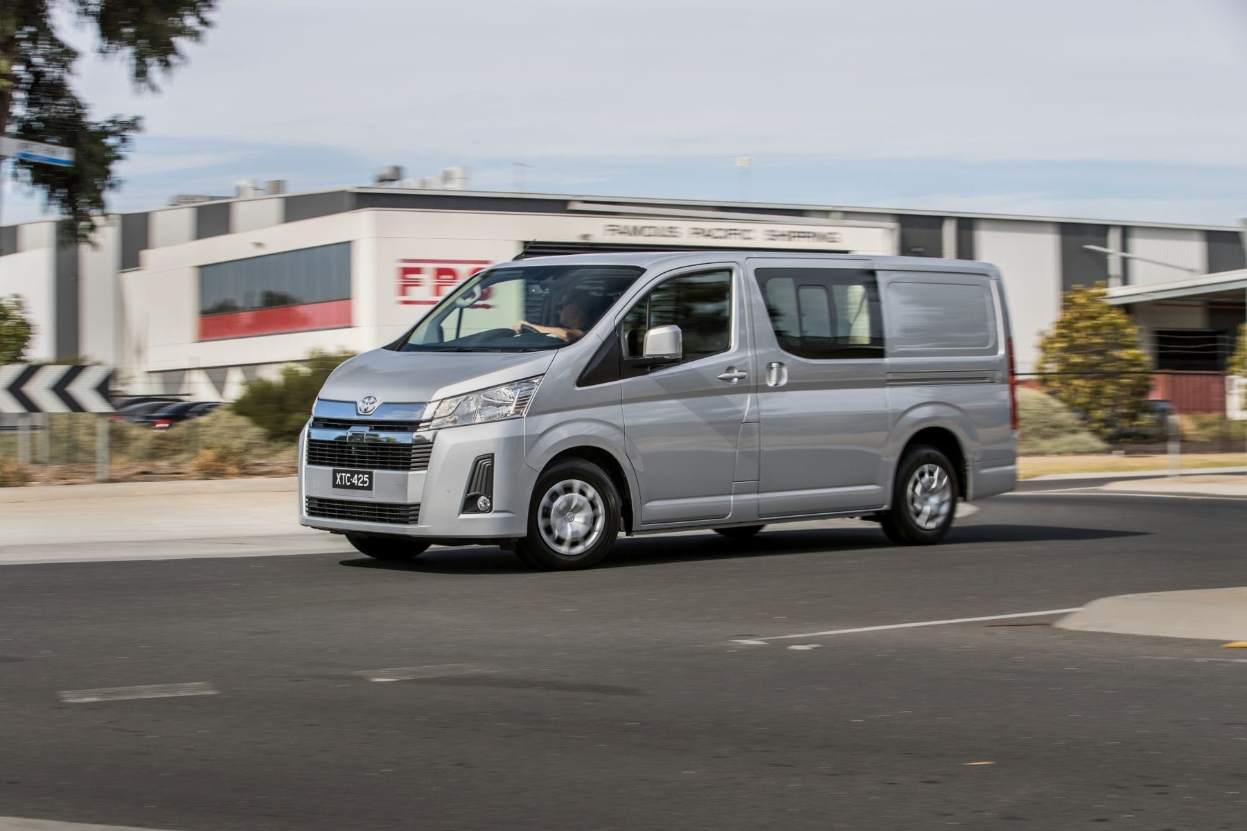 2019 Toyota HiAce LWB Crew Van.