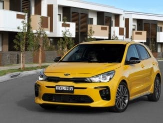 2019 Kia Rio GT exterior front 3/4.