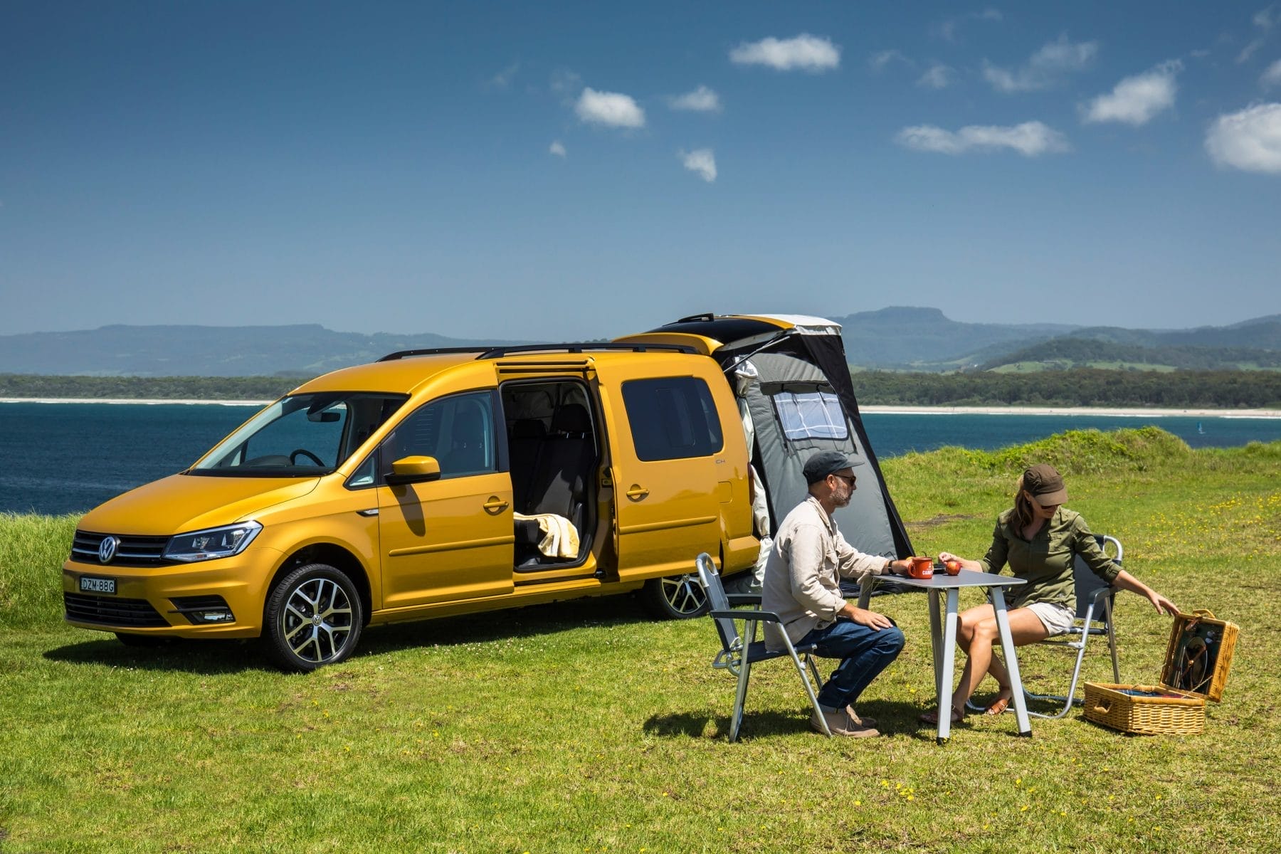 2019 Volkswagen Caddy Beach campervan.