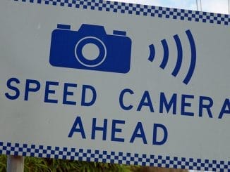 Speed camera warning