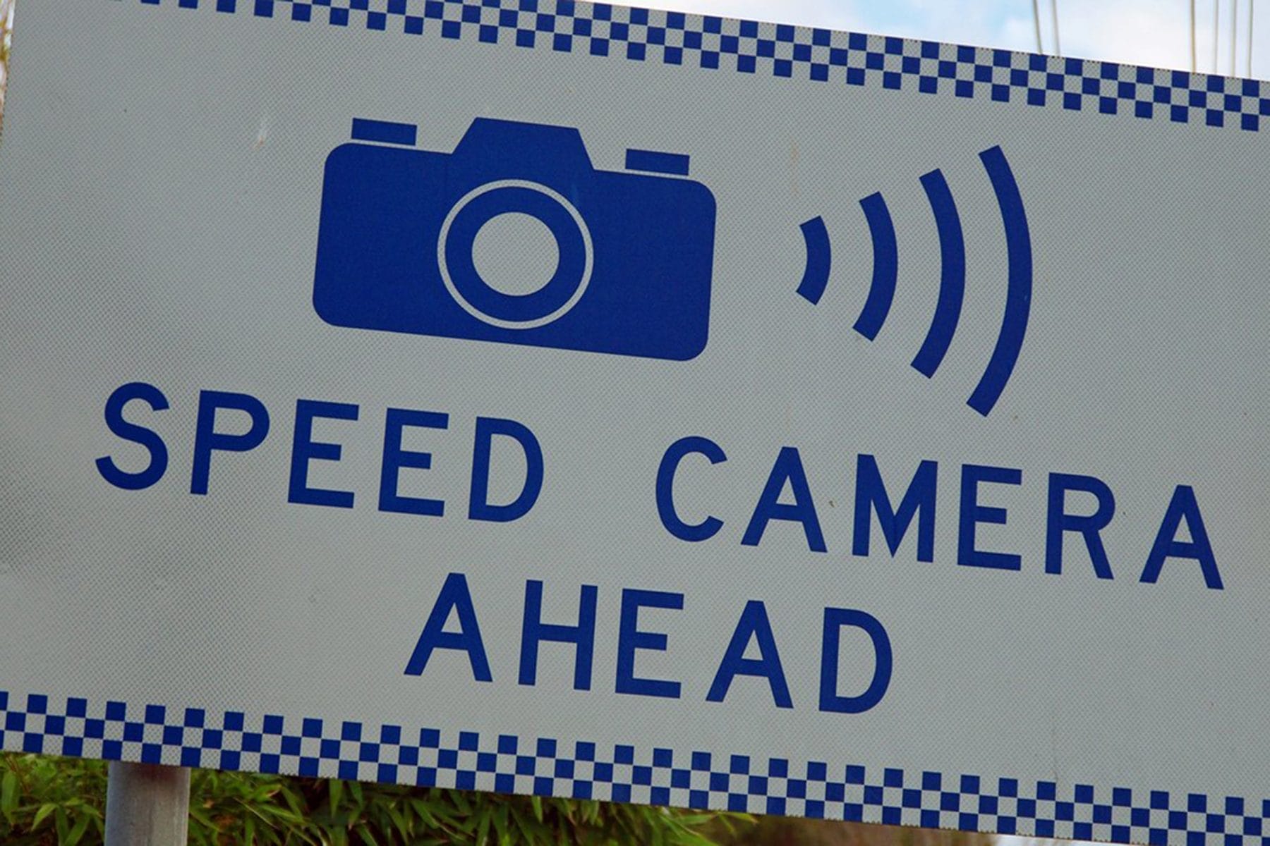 Speed camera warning