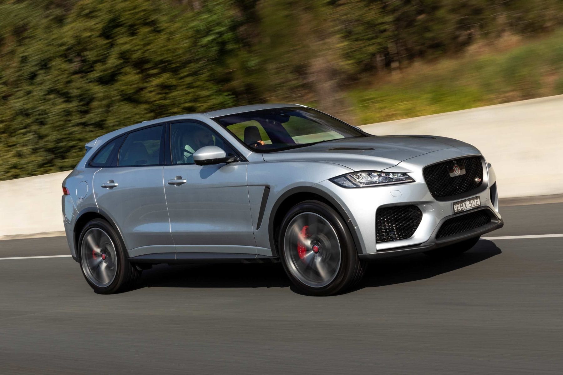 2020 Jaguar F-PACE SVR 9 driving