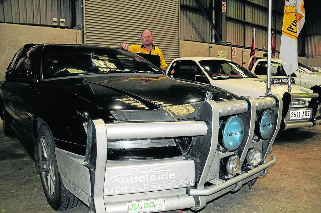 Holden ute with big bullbar