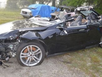 tesla crash