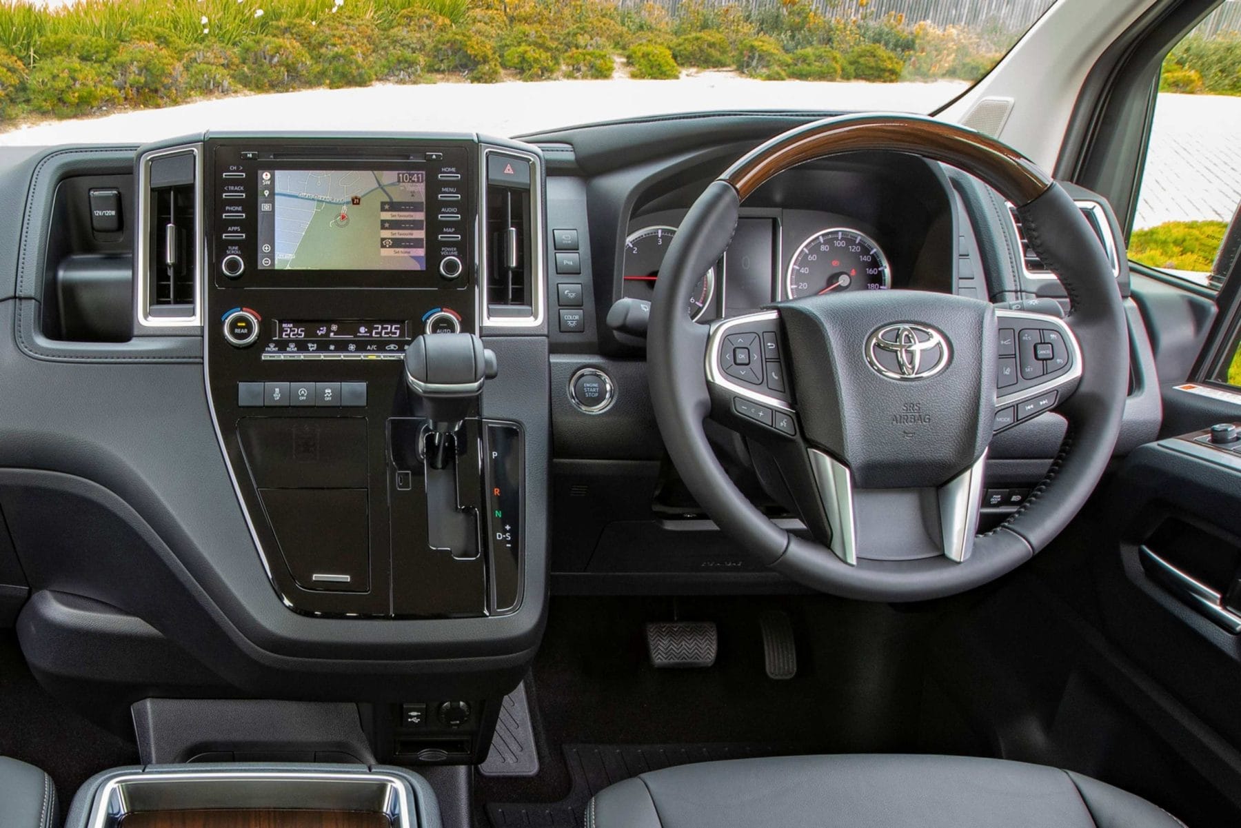 2019 Toyota Granvia VX interior.