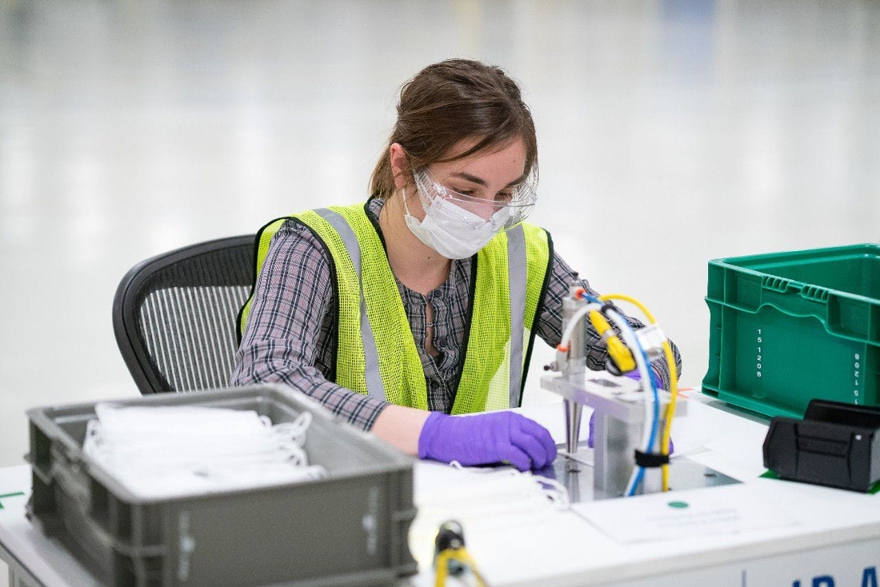 GM makes masks for coronavirus protection