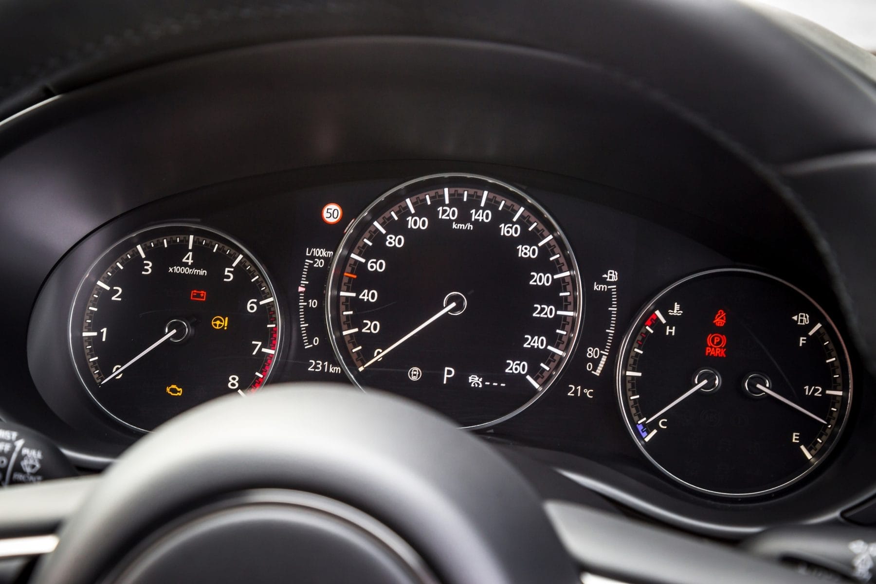 2019 Mazda 3 Astina 7 instruments