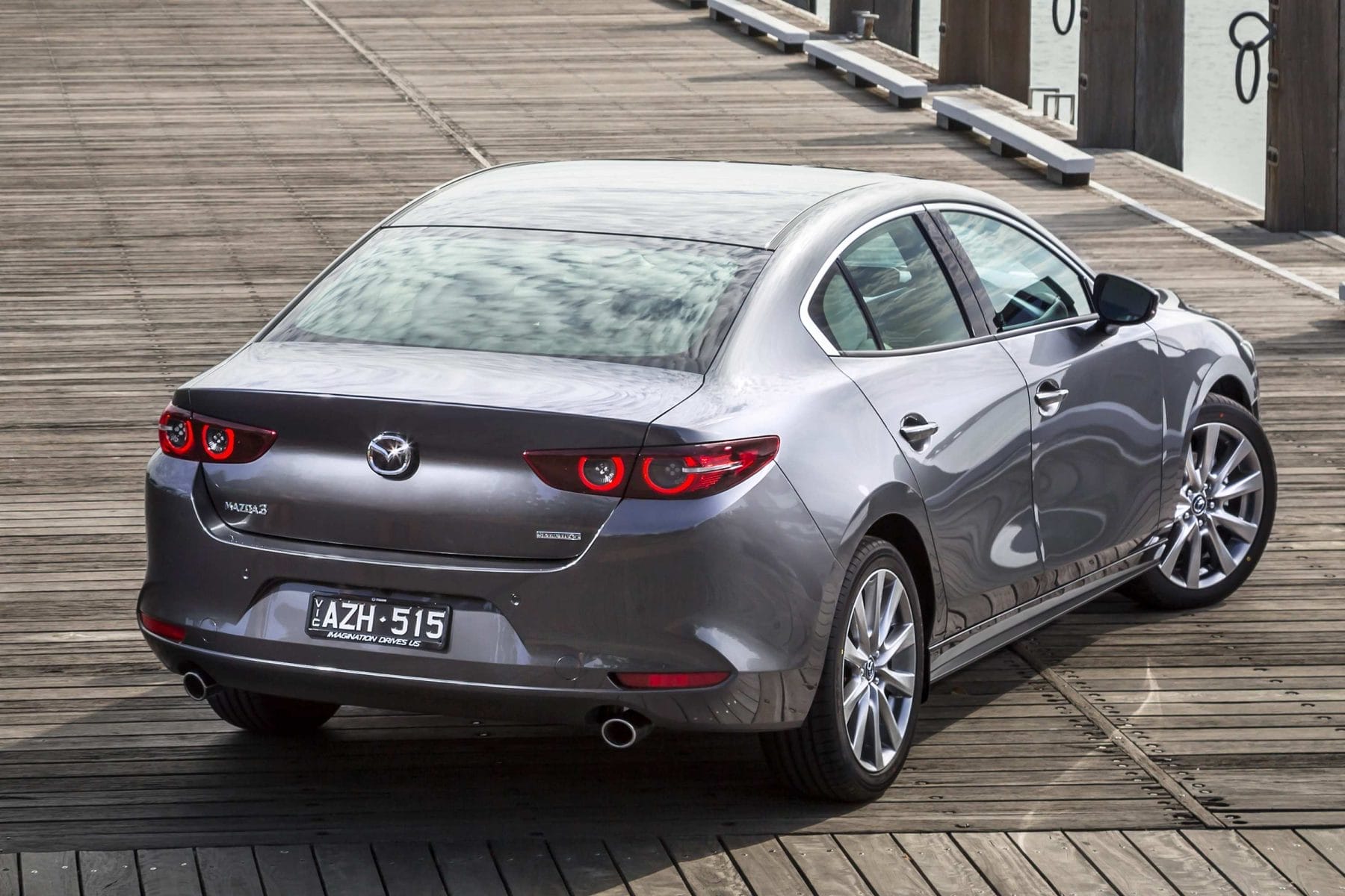 2019 Mazda3 sedan rear