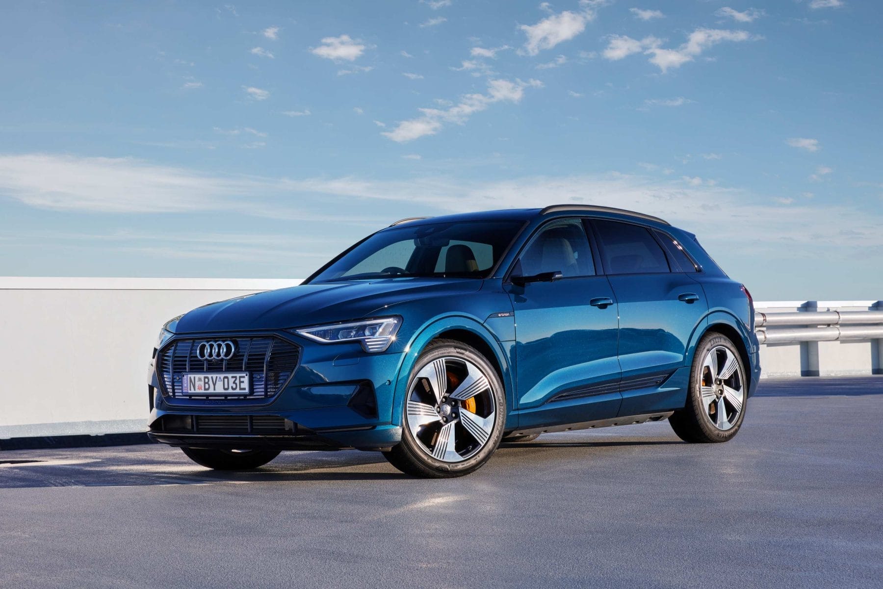 Audi e-tron charging station