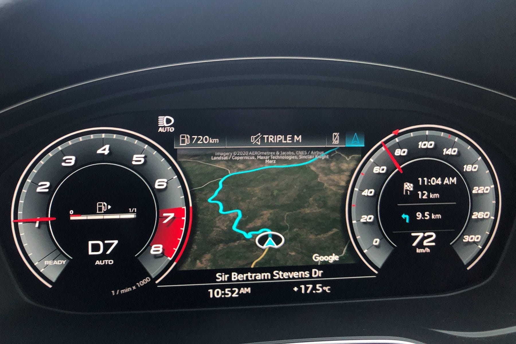 Audi A4 interior dash