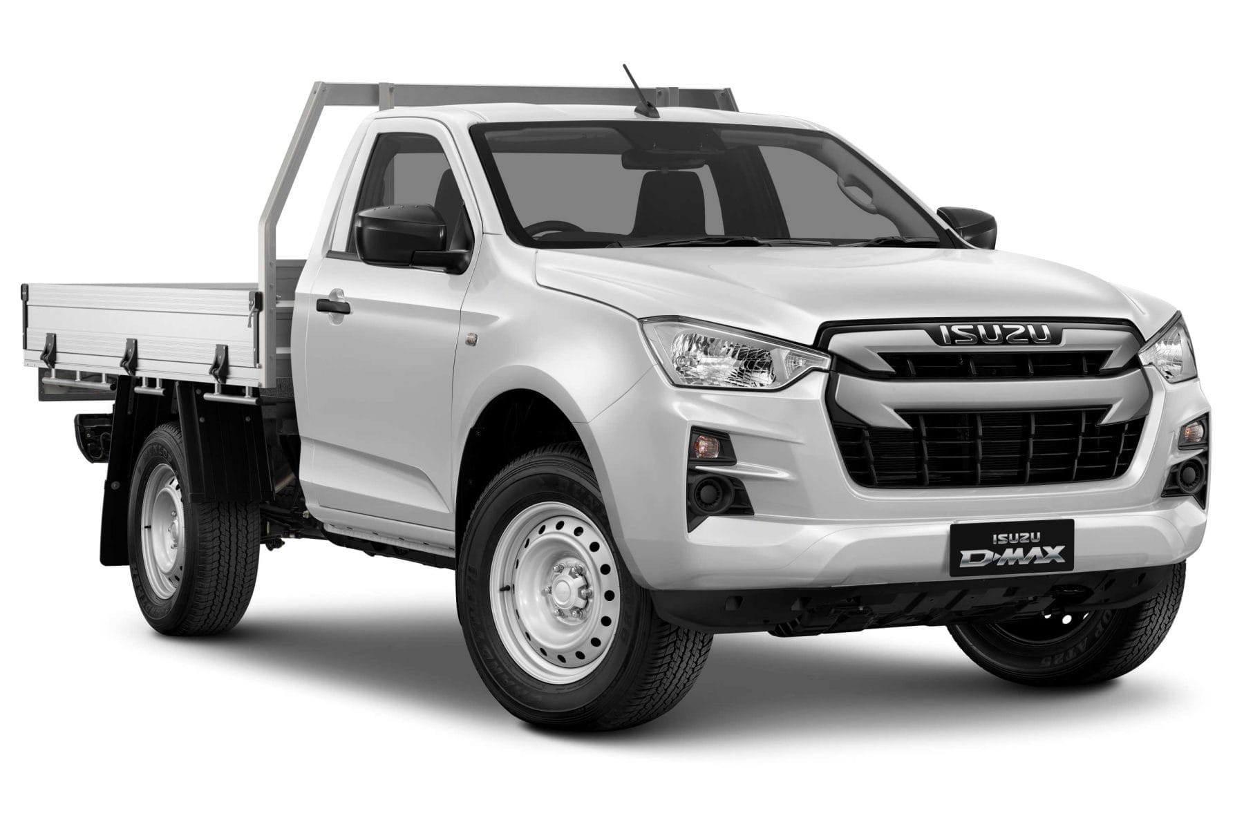 21MY Isuzu D-MAX 4x2 SX Single Cab Chassis ECO Tray Mineral White