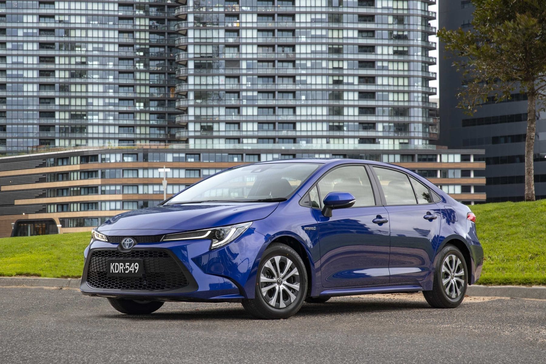 2020 Toyota Corolla SX Hybrid sedan.