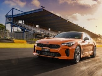 2021 Stinger PE GT front 3/4 driving