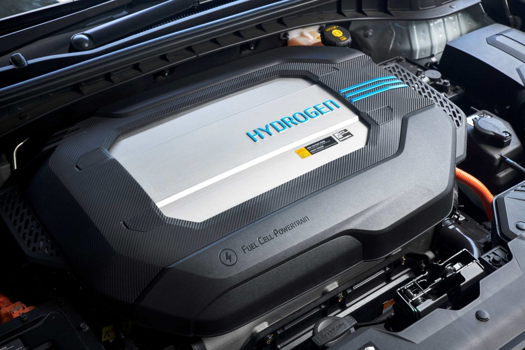 Hyundai NEXO hydrogen tank engine