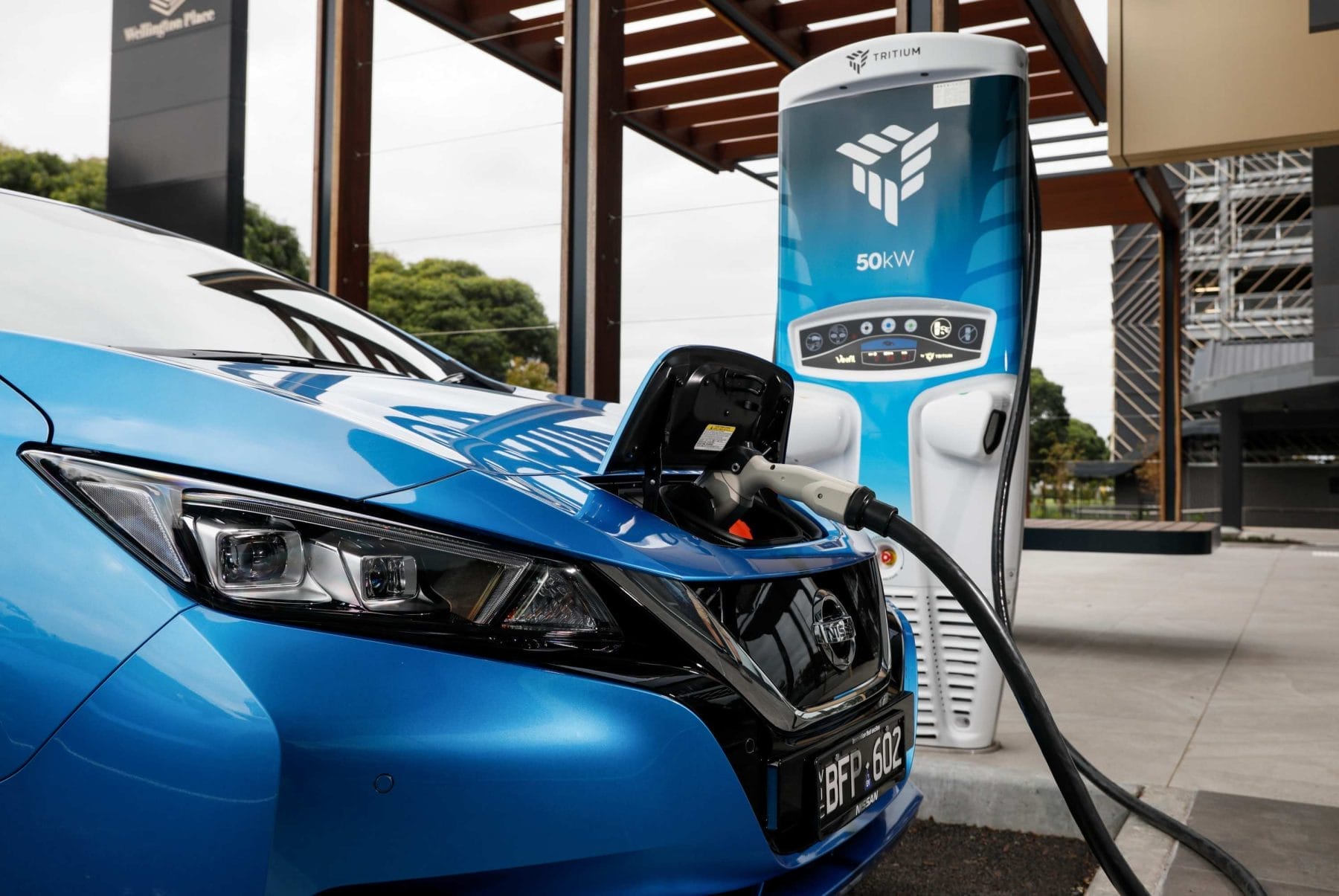 2021 Nissan LEAFe+ charging 2