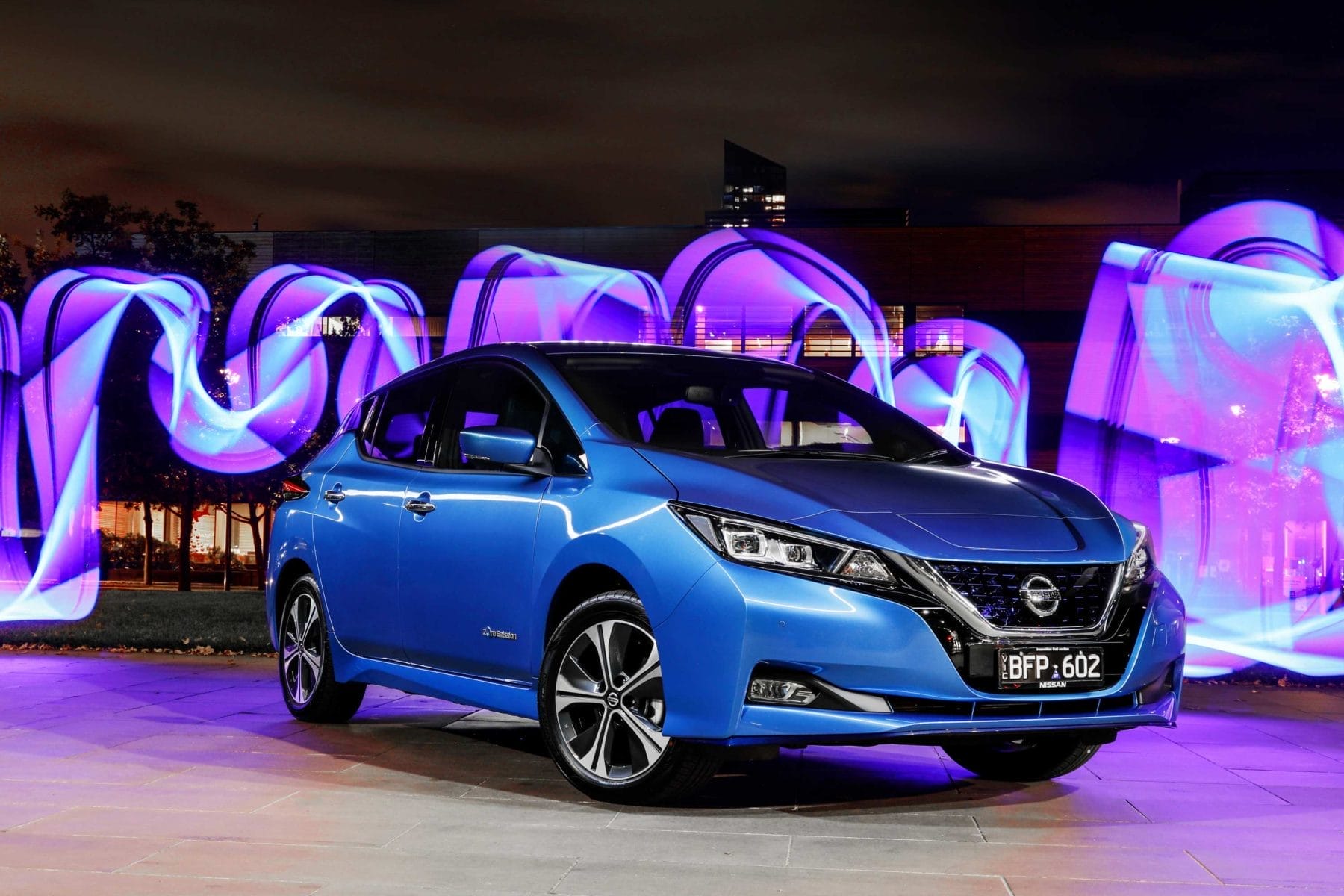 2021 Nissan LEAFe+ front