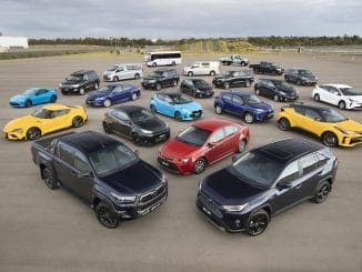 Toyota vehicle range