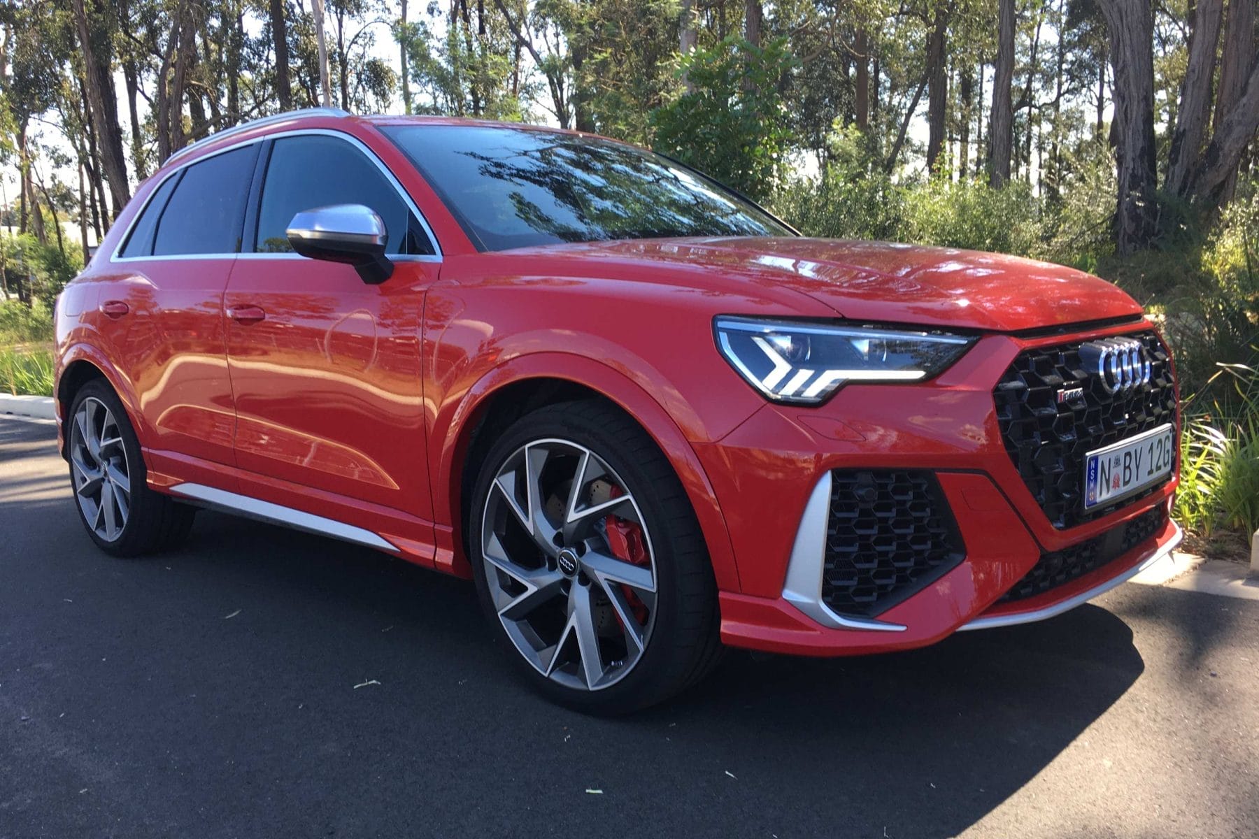 2021 Audi RS Q3 Quattro SUV front QTR