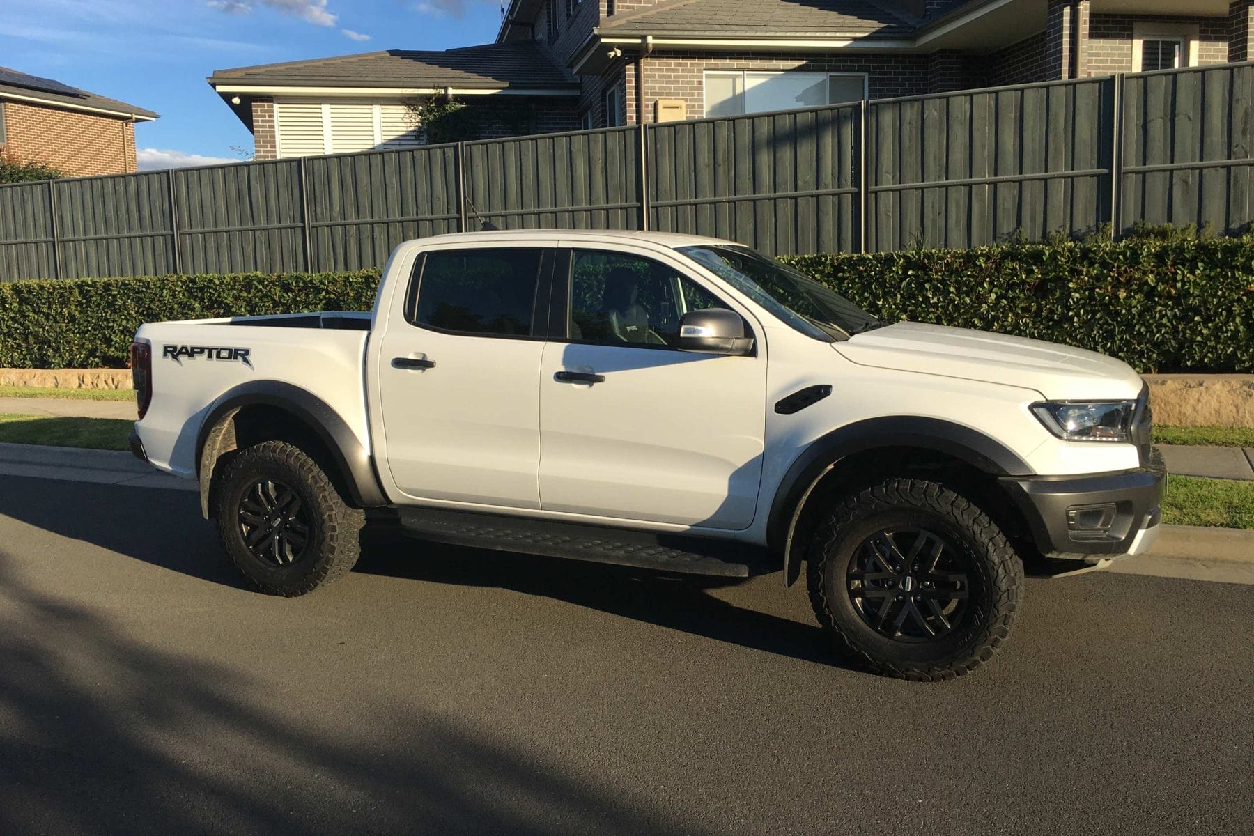 2021 Ford Ranger Raptor front qtr