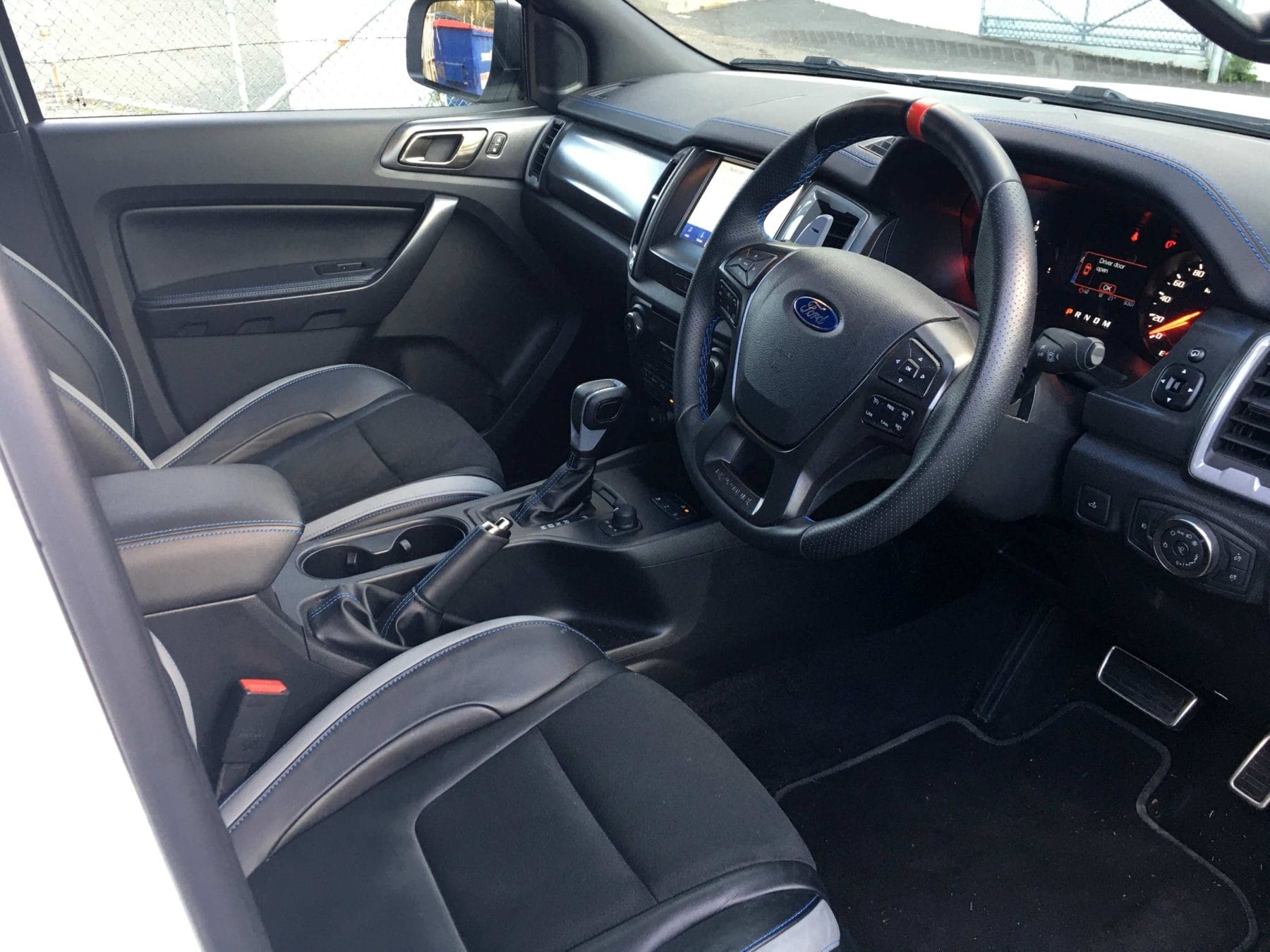 2021 Ford Ranger Raptor front seats