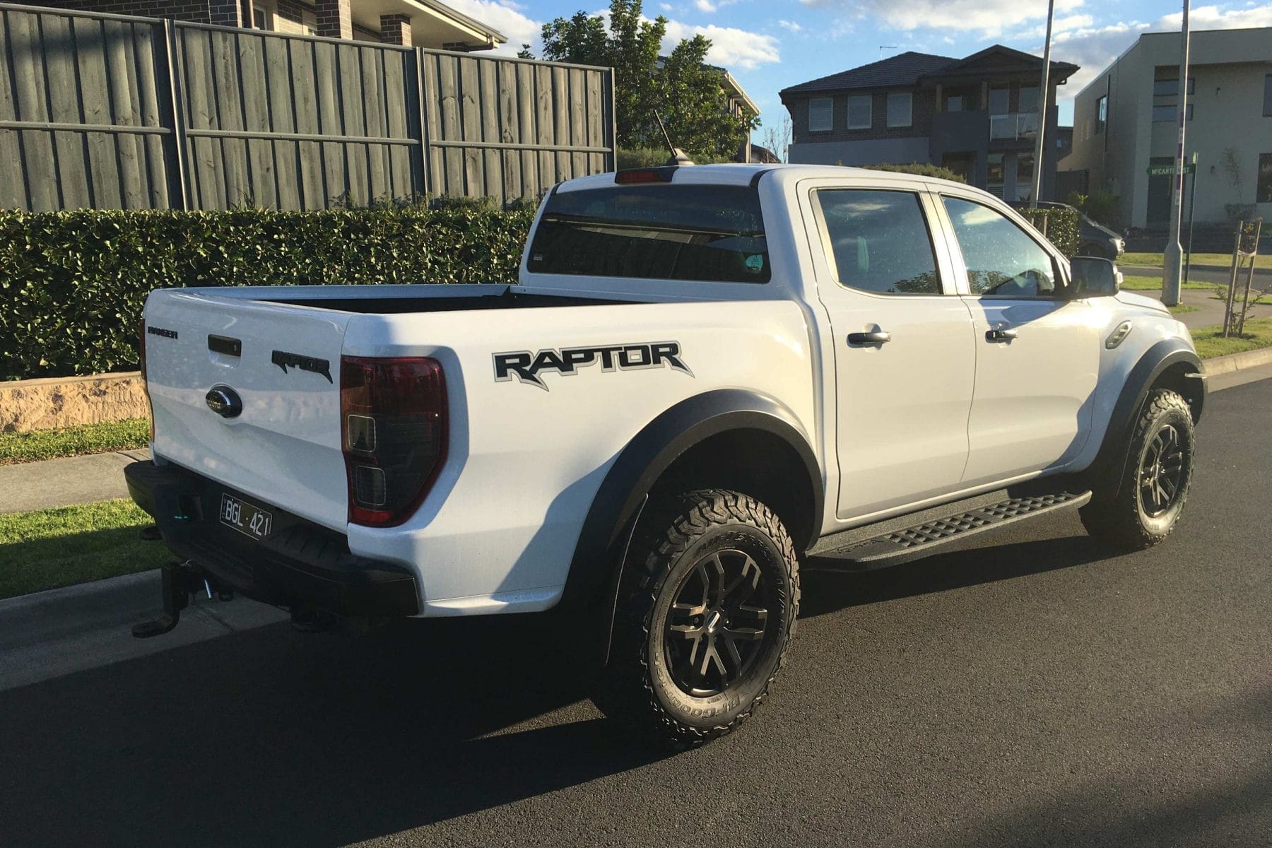 2021 Ford Ranger Raptor rear qtr