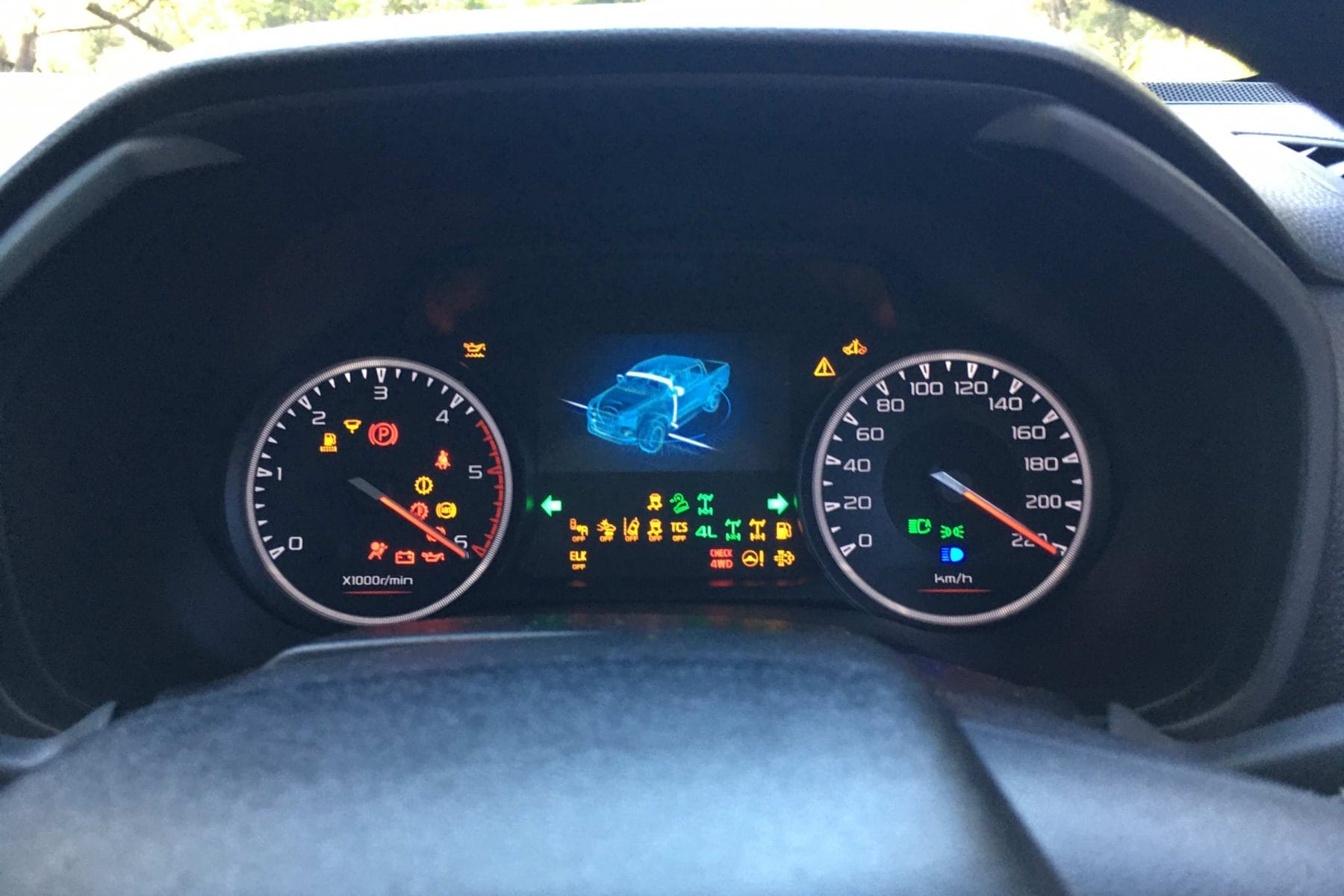 2021 Isuzu D MAX SX Crew Cab 4WD Ute instrument binnacle