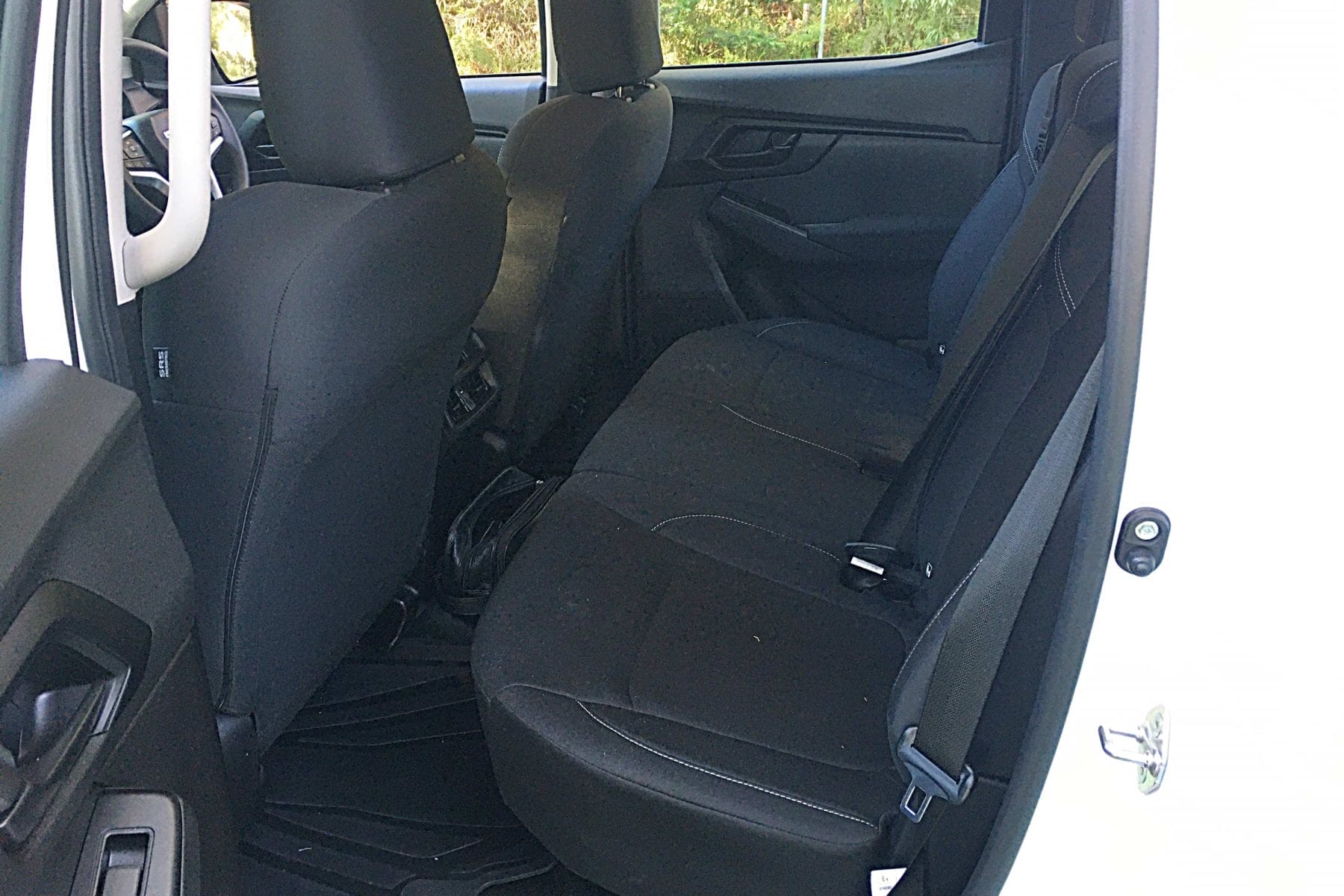 2021 Isuzu D MAX SX Crew Cab 4WD Ute rear seats