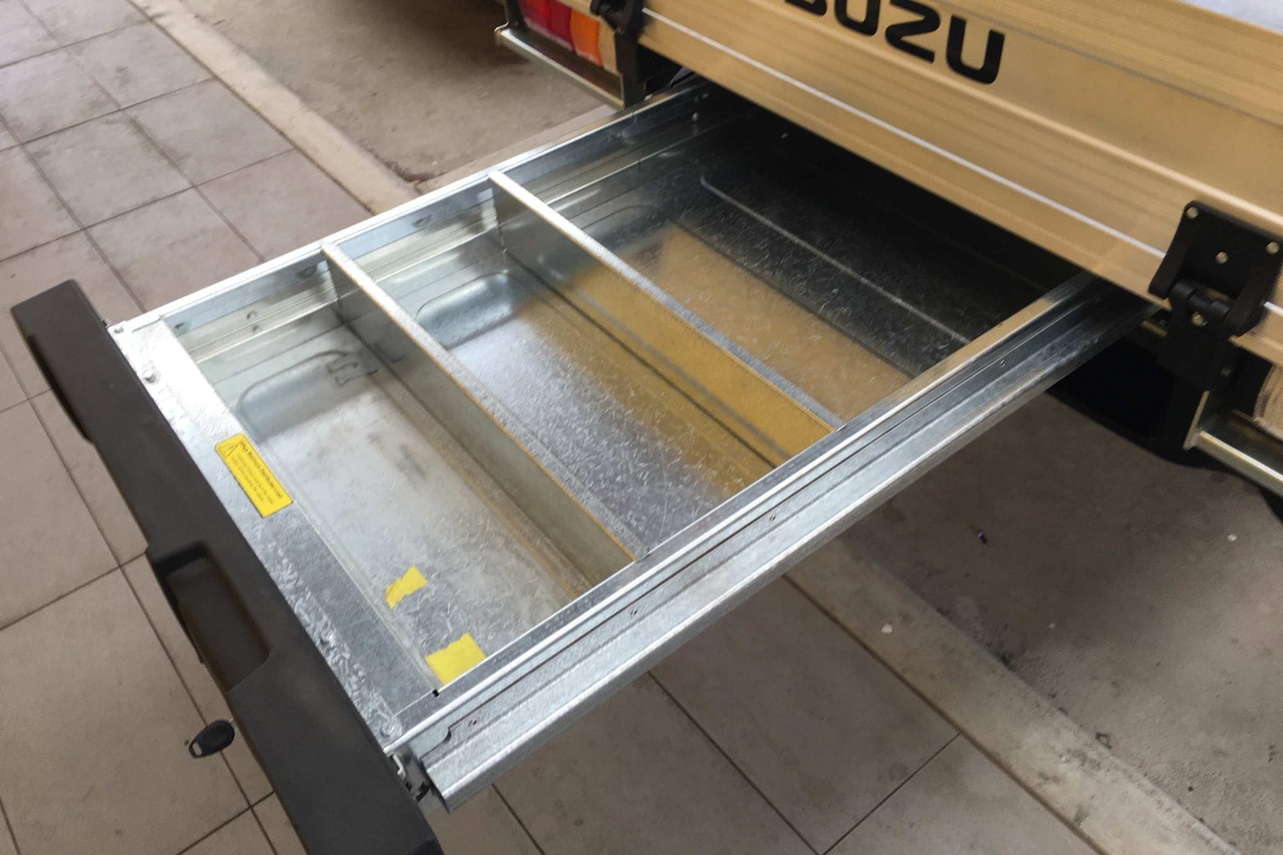 2021 Isuzu D MAX SX Crew Cab 4WD Ute slide out drawer