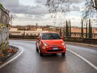 2021 Fiat 500 Dolcevita driving