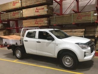 2021 Isuzu D MAX SX Crew Cab 4WD Ute loaded