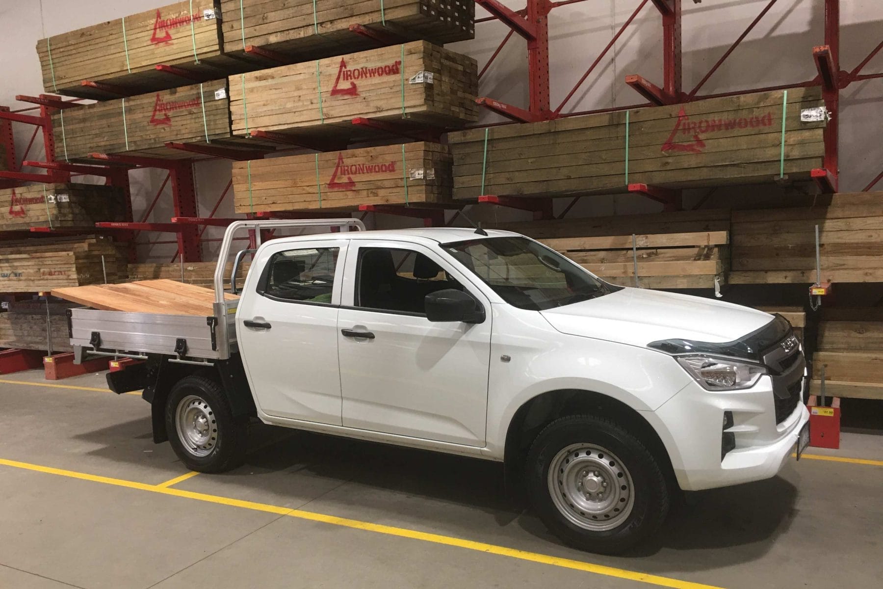 2021 Isuzu D MAX SX Crew Cab 4WD Ute loaded