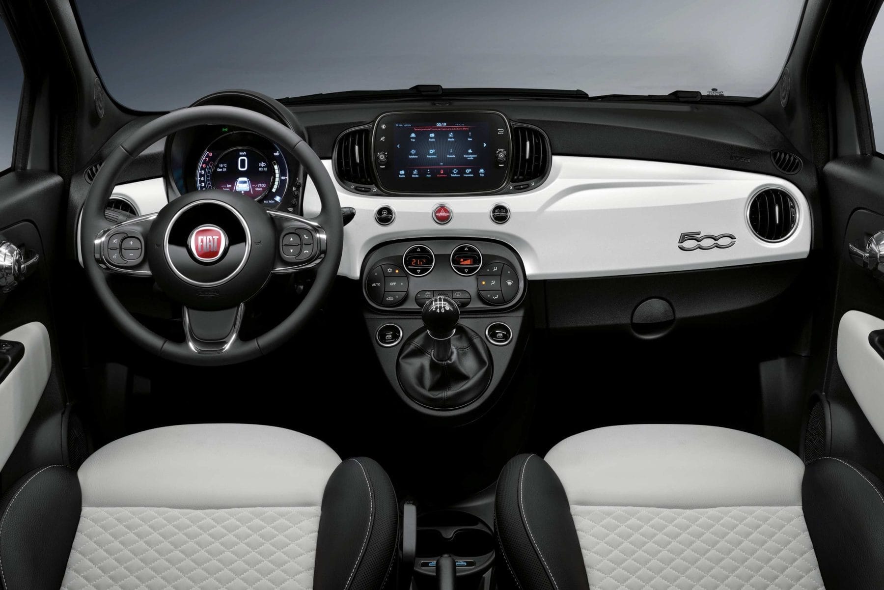 2021 Fiat 500 Dolcevita INTerior