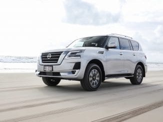 2021 Nissan Patrol Ti-L front qtr