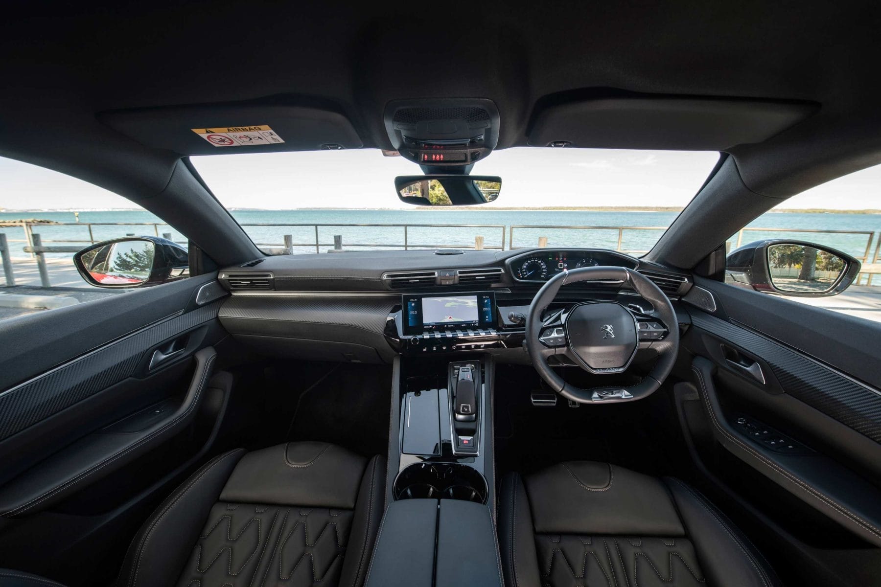 2019 Peugeot 508, interior.