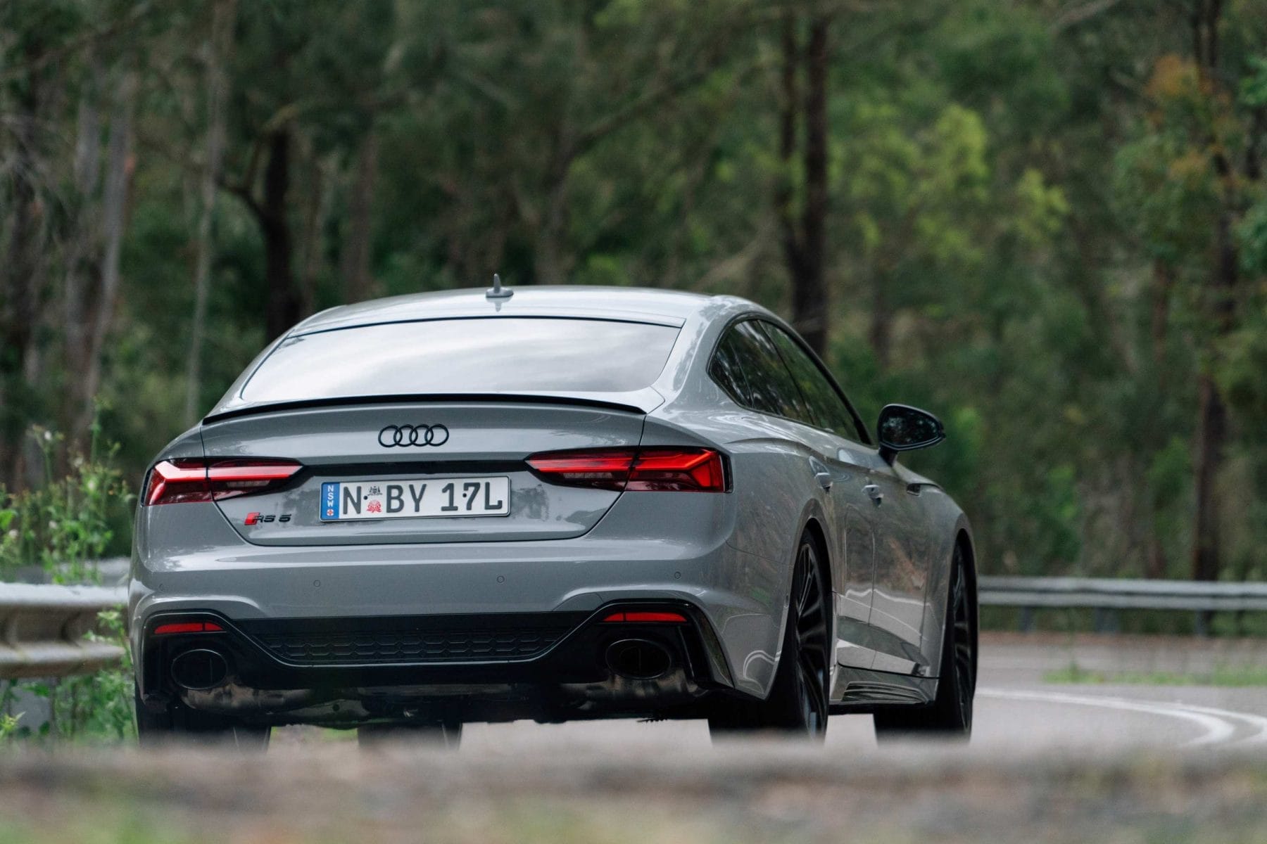 The RS 5 Sportback comes equipped with the very best in progressive lighting technology, with the Matrix LED headlights with Audi laser light.