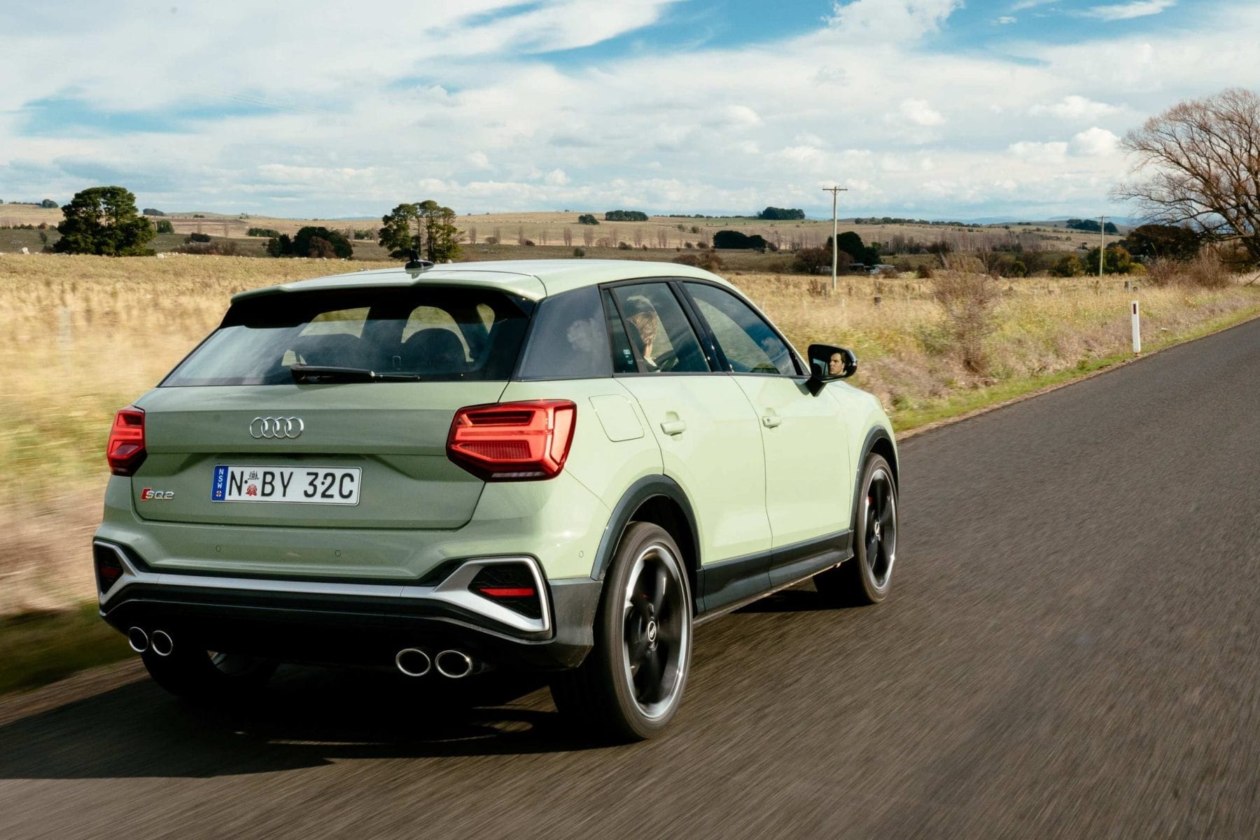 2021 AUDI SQ2 rear driving