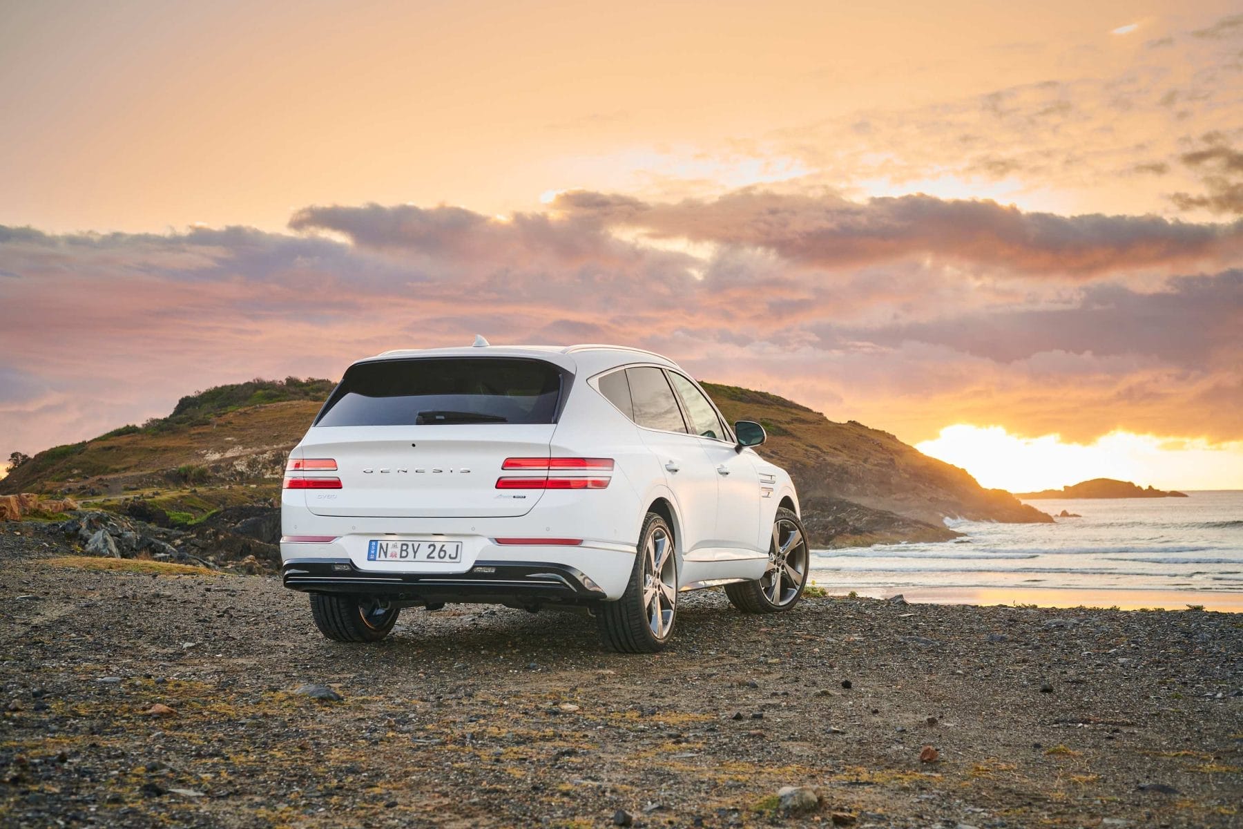 2021 Genesis GV80 3.0D AWD (LuxuryPack) rear