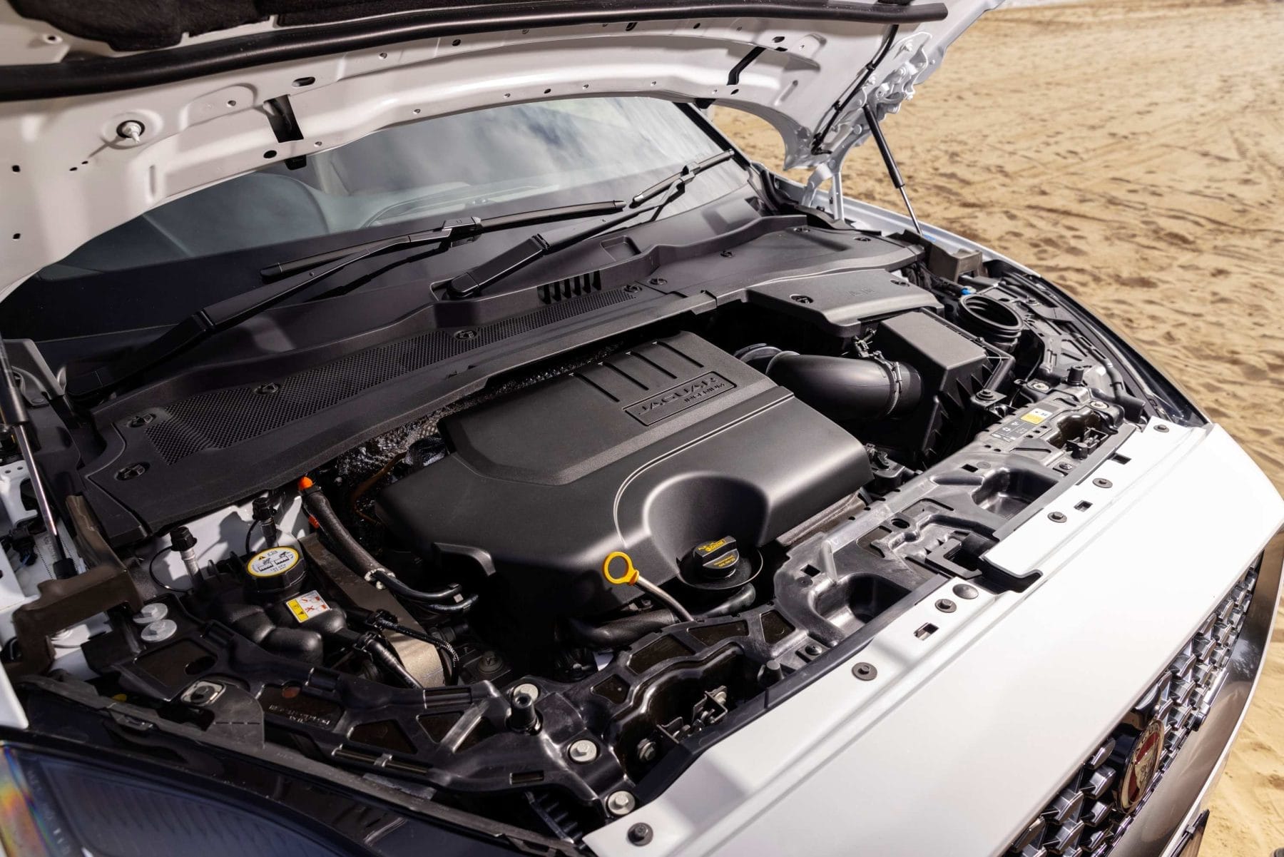 2021 Jaguar E-PACE R Dynamic S P250 engine white