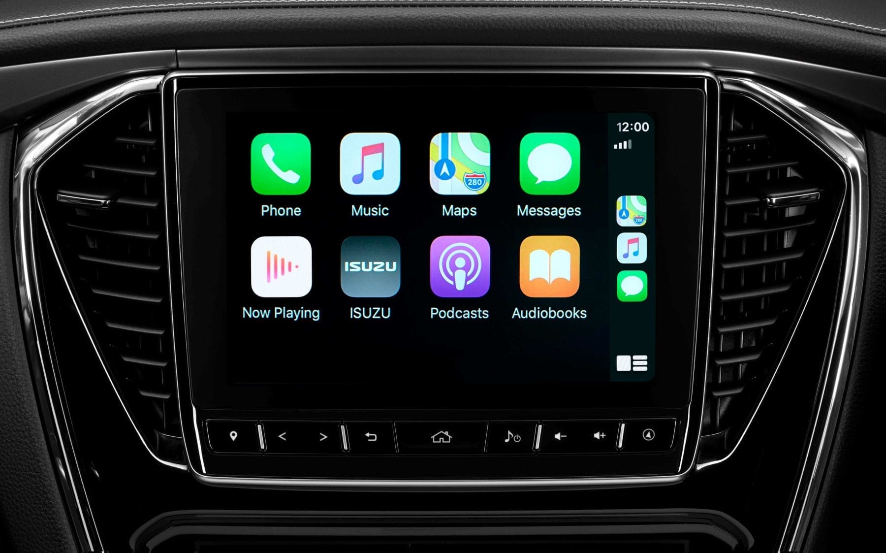 21MY ISUZU MU-X LS-T - Audio Display 9 Inch Apple CarPlay.